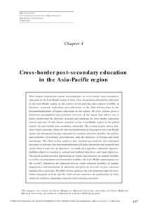 ISBN[removed]Internationalisation and Trade in Higher Education Opportunities and Challenges © OECD[removed]Chapter 4