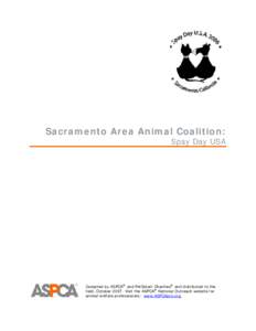 Sacramento Area Animal Coalition: Spay Day USA