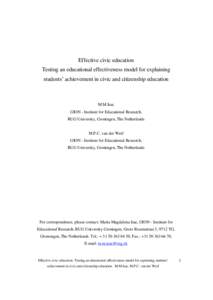 Psychology / Educational psychology / Mind / Education / Applied psychology / International Association for the Evaluation of Educational Achievement / Psychometrics / Intelligence / Intelligence quotient