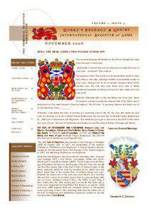 THE ARMORIAL REGISTER NEWSLETTER