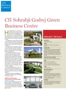 Sustainable building / Building engineering / Low-energy building / Sustainable architecture / Environmental design / Green building in India / CII – Sohrabji Godrej Green Business Centre / Green building / Confederation of Indian Industry / Architecture / Construction / Environment