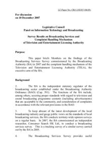 Government / TVB Pearl / Radio Television Hong Kong / Broadcasting / Television and Entertainment Licensing Authority / Media of the People\'s Republic of China