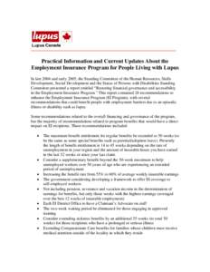 Economics / Socioeconomics / Labour law / Unemployment benefits / Employment compensation / Unemployment / Employee benefit / Canada Pension Plan / Insurance / Social security / Investment / Social programs