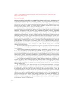 ITEM 7 — MANAGEMENT’S DISCUSSION AND ANALYSIS OF FINANCIAL CONDITION AND RESULTS OF OPERATIONS Executive Summary Expeditors International of Washington, Inc. is engaged in the business of global logistics management,