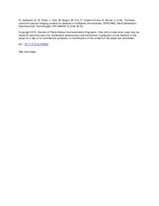 N. Goldstein; B. St. Peter; J. Grot; M. Kogan; M. Fox; P. Vujkovic-Cvijin; R. Penny; J. Cline, Portable, stand-off spectral imaging camera for detection of effluents and residues, SPIE 9482, Next-Generation Spectroscopic