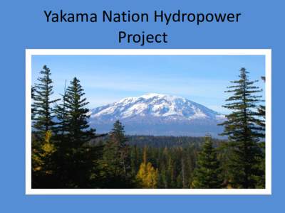 Yakama Nation - Wapato Hydropower Project