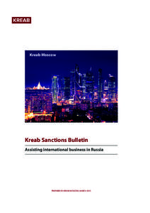 Politics / International sanctions / Kreab / Economic sanctions / Vladimir Putin / Dmitry Medvedev / Alexander Lukashenko / Russia / Government / Russian Orthodox Christians / Europe