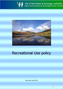 Recreational Use policy  Issue Date: April[removed]