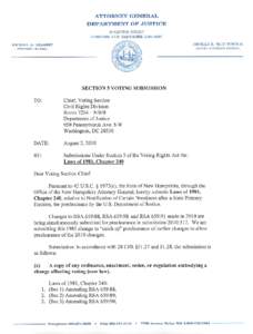 ATTORNEY GENERAL  DEPARTMENT OF JUSTICE 33 CAPITOL STREET  CONCORD, NEW HAMPSHIRE[removed]