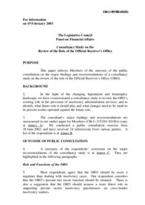 CB[removed])  For information on 19 February[removed]The Legislative Council