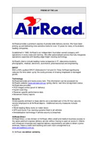 Service / Marketing / Economics / Business / Assa Abloy / AirRoad