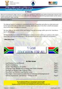 Earth / Invasive plant species / International development / 1GOAL Education for All / Invasive species / Biodiversity / Lantana / South Africa / Flora / Environment / Millennium Development Goals
