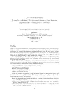 Computational statistics / Cybernetics / Science / Neuroscience / Artificial neural network / Spiking neural network / Reinforcement learning / Spike-timing-dependent plasticity / Backpropagation / Neural networks / Machine learning / Computational neuroscience