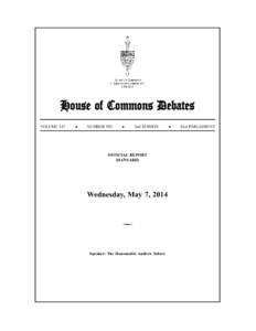 House of Commons Debates VOLUME 147 ●  NUMBER 082