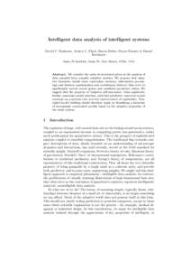 Statistical models / Computational neuroscience / Cybernetics / Learning / Machine learning / Artificial neural network / Data analysis / ACT-R / Prior probability / Complex adaptive system / System / Economic model