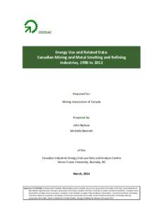 Environment / Environmental economics / Energy economics / Mining in the United States / NAICS 21 / North American Industry Classification System / The Aluminum Association / Emission intensity / Greenhouse gas / Air dispersion modeling / Atmosphere / Technology