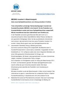 Die Firma Wenz Kunststoff vertreibt nun eine Kühlanlage, die den Prozess der Wärmerückgewinnung noch wirtschaftlicher und somi