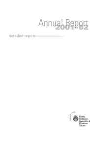 1  ANNUAL REPORT 2001–2002 c contents ontents