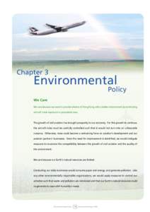 Civil Aviation Department Environmental Report 2002 Chapter 3 Environmental Policy