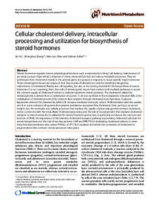 Hu et al. Nutrition & Metabolism 2010, 7:47 http://www.nutritionandmetabolism.com/content[removed]Open Access  REVIEW