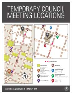 TEMPORARY COUNCIL  MEETING LOCATIONS W. 9 th S
