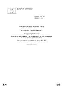 EUROPEAN COMMISSION  Brussels, [removed]SEC[removed]COMMISSION STAFF WORKING PAPER