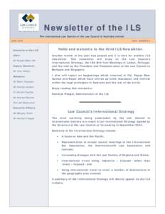 Microsoft Word - newsletter ILS.doc