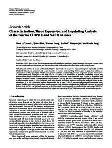 Hindawi Publishing Corporation Journal of Biomedicine and Biotechnology Volume 2012, Article ID[removed], 7 pages doi:[removed][removed]Research Article