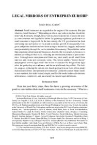 Macroeconomics / Entrepreneur / Creative destruction / William Baumol / Economic growth / Economic development / David B. Audretsch / Business cycle / Economy of the United States / Economics / Entrepreneurship / Joseph Schumpeter