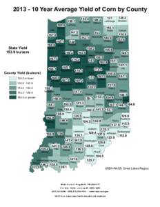[removed]Year Average Yield of Corn by County[removed].2