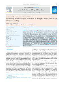 Asian Pacific Journal of Tropical Biomedicine[removed]421