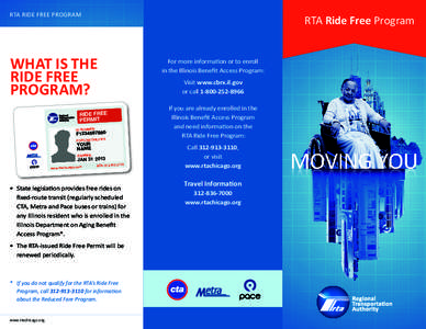 RTA RIDE FREE PROGRAM  RTA Ride Free Program WHAT IS THE RIDE FREE