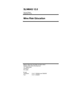 Microsoft Word - SLNMAS 12 Mine Risk Education.doc