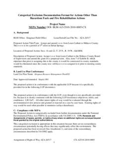 Environmental law / Geography of Arizona / 91st United States Congress / National Environmental Policy Act / Kingman /  Arizona / Environmental justice / Environmental protection / Environment / Impact assessment