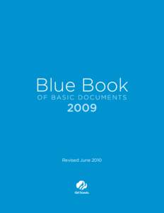 Blue Book OF BASIC DOCUMENTS[removed]Revised June 2010