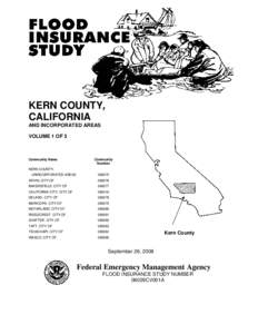 Kern River / Bakersfield /  California / Federal Emergency Management Agency / Antelope Valley / Geography of California / San Joaquin Valley / Kern County /  California