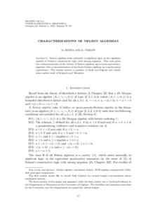 REVISTA DE LA ´ MATEMATICA ´ UNION ARGENTINA Volumen 48, N´