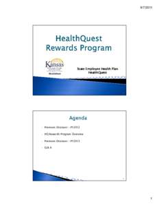 [removed]State Employee Health Plan HealthQuest  1