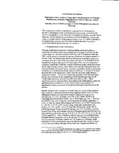 United States of America Notification Under Article 4, Paragraph 2, of Information on Domestic Measures and Strategies Implemented to Address Mercury-Added Products, Including those in Part I of Annex A to the Minamata C