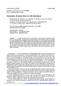 EUROPHYSICS LETTERS  1 August 2005 Europhys. Lett., 71 (3), pp. 418–[removed]DOI: [removed]epl/i2005[removed]