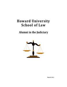 Howard University  School of Law    Alumni in the Judiciary