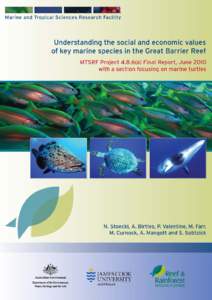 Microsoft Word - 486a JCU Stoeckl, N. et al. _2010_ Social & economic values of key marine species GBR.doc