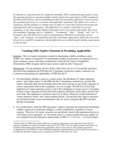 Air dispersion modeling / United States Environmental Protection Agency / Emission standards / Clean Air Act / Climate change in the United States / New Source Review / Greenhouse gas / Major stationary source / Air pollution / Air pollution in the United States / Environment / Climatology