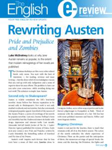 review December 2014 YOUR FREE ENGLISH REVIEW UPDATE  Rewriting Austen