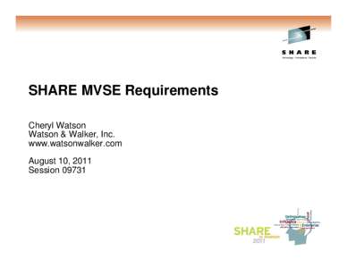 Microsoft PowerPoint[removed]SHARE-Req.ppt [Compatibility Mode]
