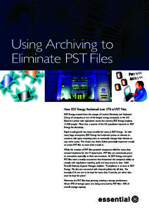 Using Archiving to Eliminate PST Files erson hive rc