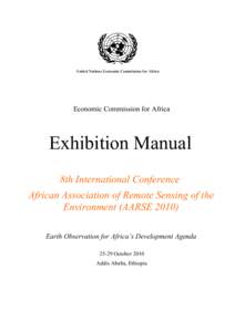 United Nations Economic Commission for Africa  Economic Commission for Africa Exhibition Manual 8th International Conference