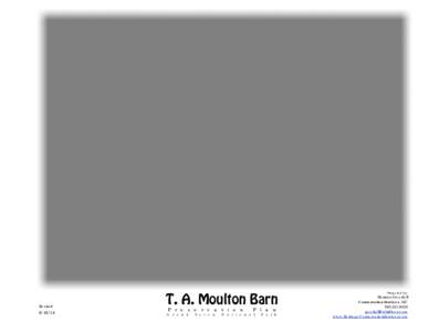2014 Moulton Barn Preservation Plan
