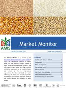 Feb  Market Monitor No.32 – OctoberThe Market Monitor is a product of the