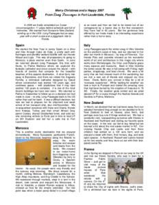 Microsoft Word - Newsletter - Xmas 2006.doc